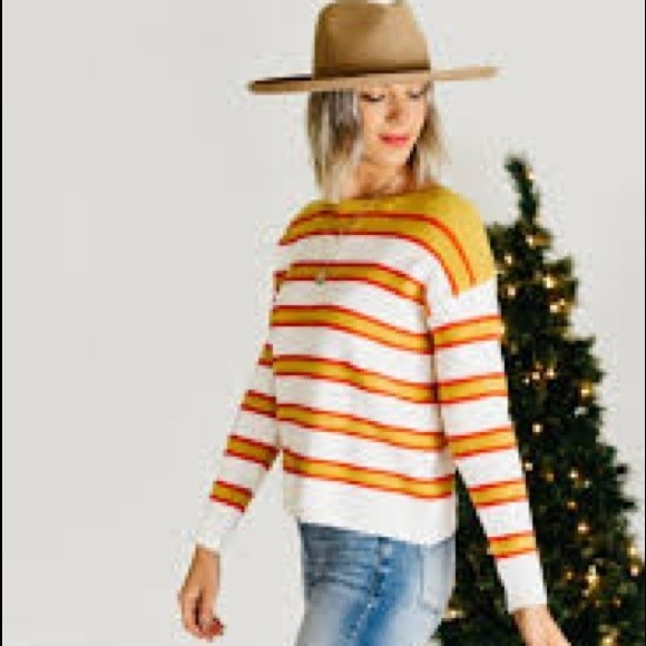 Lumiere Striped Sweater size Small - Picture 4 of 14